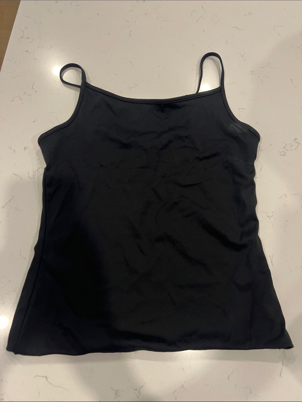 Black Women's Cami Athletic Tank Top